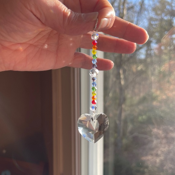 Crystal Heart Sun-catcher - Picture 5 of 12